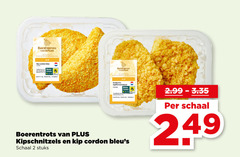  kipschnitzels 2 boerentrots kip cordon bleu beter leven krokante kipfiletschnitzel schaal stuks 