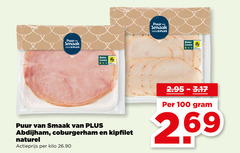  kipfilet ham 100 puur beter leven abdijham coburgerham naturel actieprijs kilo 