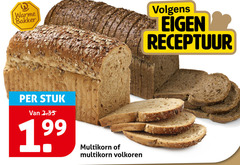  brood warme bakker stuk multikorn volkoren receptuur 