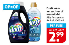  dreft wasverzachter wasmiddel 1000 new adoucissant blue dream ultimate care dark black verzachter flessen ml fles 