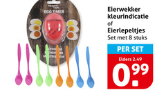  eierwekker 8 tools egg timer kleurindicatie eierlepeltjes stuks elders 