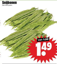  snijbonen 400 zak 