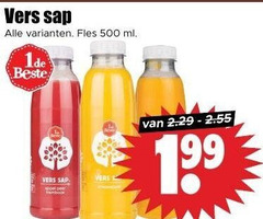  vruchtensap 500 vers sap fles ml 