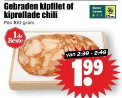  gebraden kiprollade 100 kipfilet chili pak beter leven 