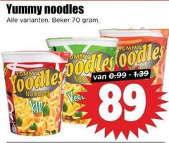  yummy yoodles noodles beker kip 