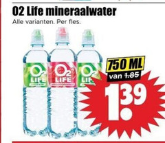  mineraalwater 750 02 life fles ml 