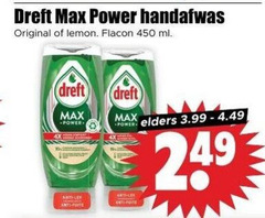  dreft afwasmiddel 450 power handafwas original lemon flacon ml elders anti fuite 