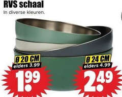  schaal rvs kleuren cm elders 3.99 
