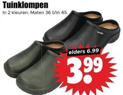  tuinklompen 2 36 45 kleuren maten elders 3.99 