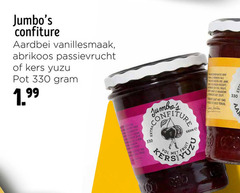  jam 330 500 confiture aardbei vanillesmaak abrikoos passievrucht kers pot hessen wa recept win geld terug 