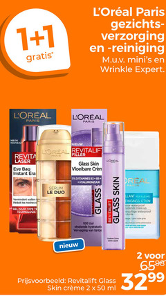  1 2 50 100 paris gezichts verzorging reiniging wrinkle expert nouveau revita laser eye bag instant loreal revitalift filler glass skin vloeibare vitamines hyaluronzuur wallen les gel tape technologie serum le duo uur vervaging nijntje lak pas waterproof make up oor gevoelige ml 