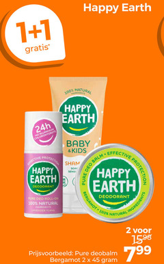  deodorant 1 2 45 100 natural happy earth aluminium effective baby kids protection sensi deo roll ingredients lavender bergamot 