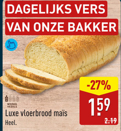  brood dagelijks vers bakker weinig vezels luxe vloerbrood 