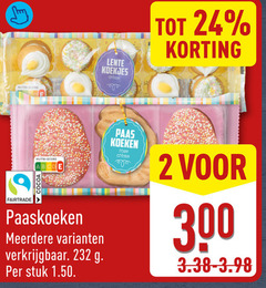  2 24 100 300 nutri score lente koekjes fairtrade paas koeken roze paaskoeken meerdere stuk 