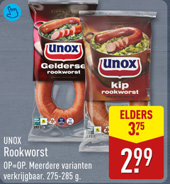  unox rookworst gelderse bereid kip elders go beter meerdere 