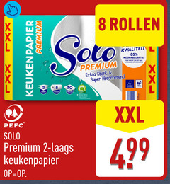  solo keukenpapier 2 8 35 xxl premium bollen rollen absorptie vocht vet normaal super absorberend 
