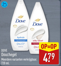  720 dove gently cleanses for instantly softer smoother skin shower gel silky velvet smooth douchegel meerdere ml 