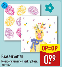  servetten 40 paasservetten meerdere stuks 