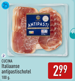  100 cucina antipasti prosciutto coppa 100g italiaanse 