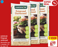  potgrond 3 5 20 200 gardenline super deal nline ond rond meststoffen maanden l stuk gebruik bio teelt terras kamerplanten hanging baskets border moestuin 