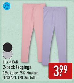  2 5 128 140 lily pack leggings katoen elastaan lycra 