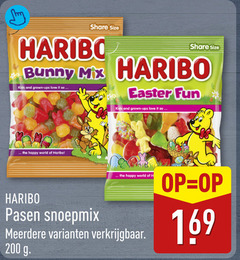  haribo snoep 200 share size bunny mix kids and grown ups love it easter fun happy world pasen snoepmix meerdere 