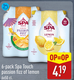  spa fruitdrank 3 6 100 certified touch passion bruisend corporation lemon 6x recyclable bottle natural pack 