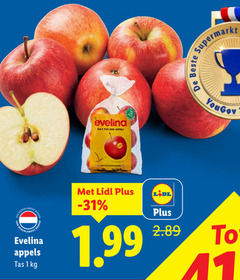  appels 1 supermarkt evelina das pas appel tas 