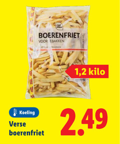  patat boerenfriet koeling verse 1 2 kilo 