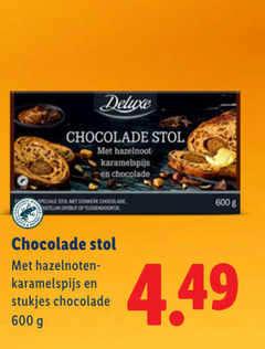  stol 600 chocolade hazelnoot donkere stukjes 