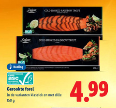  150 koeling cold smoked rainbow trout seasoned with classic and using to safe wing old kweek gecertificeerd asc-aqua.org gerookte forel klassiek dille 