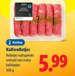  300 kalfs rolletjes koeling kalfsrolletjes kalfsgehakt omhuld malse kalfslapjes 5.99 