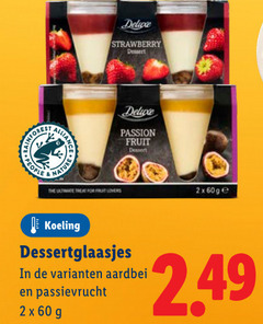  toetje 2 60 nature strawberry dessert ultimate for fruit lovers passion 2x koeling dessertglaasjes aardbei passievrucht 