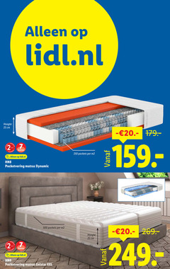 klik op dit plaatje voor een vergroting en voor vergelijkbare aanbiedingen gerelateerd aan
2 7 25 250 500 hoogte cm lidl.nl zones pocketvering matras dynamic jaar pockets m2 xxl 2 7 25 250 500 hoogte cm lidl.nl zones pocketvering matras dynamic jaar pockets m2 xxl