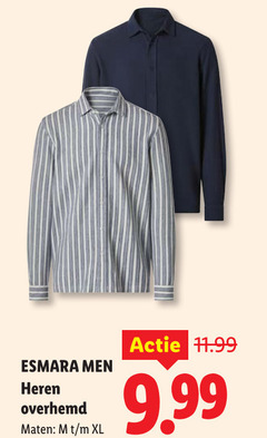  esmara men heren overhemd maten xl 