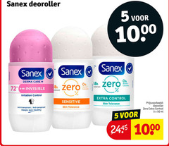  sanex deodorant 5 50 1000 deoroller derma care invisible irritation control zero odorant sensitive alcohol colorants skin tolerance anti transpirant anti-perspirant keeps healthy ml 