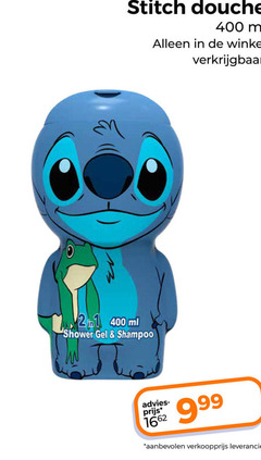  douchegel 400 1662 stitch douche ml shower gel shampoo 