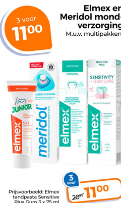  meridol elmex tandpasta 3 2007 mondreinigingsproducten verzorging multipakken anti caries nieuwe formule junior tooth complex jaar beschermen terugkerend bloedend tandvlees oorzaak sensitive original bescherming gevoelige tanden effectief versterkt glazuur sensitivity gum care dual active technology ml 