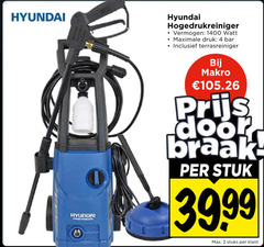 klik op dit plaatje voor een vergroting en voor vergelijkbare aanbiedingen gerelateerd aan
hyundai hogedrukreiniger 2 4 vermogen watt druk bar terrasreiniger makro stuk stuks hyundai hogedrukreiniger 2 4 vermogen watt druk bar terrasreiniger makro stuk stuks