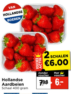  aardbeien 2 400 hollandse boeren schaal voucher schalen 