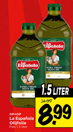  olijfolie virgin olive oil cold press la fles 1 5 liter pressed 