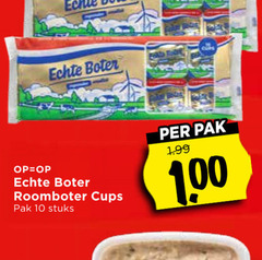  roomboter 10 boter cups pak stuks 1 00 