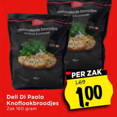 broodjes 160 geroosterde deli paolo zak 1 00 