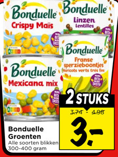  2 bonduelle crispy linzen lentilles franse sperzieboontjes rots verts tres mexicana mix bit mode groenten soorten blikken bite taste stuks 