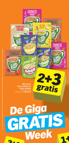  unox soep noodles 2 3 6 11 50 60 combinatie productvarianten combineren chinese tomaat knorr champignon cup kip good carbonara min pasta soup snacks varieeren groente 3x giga week mok ml 