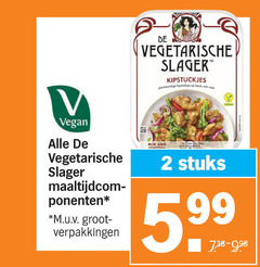  de vegetarische slager vegetarisch 2 5 99 m.u.v kipstuckjes basis ruk stuks 
