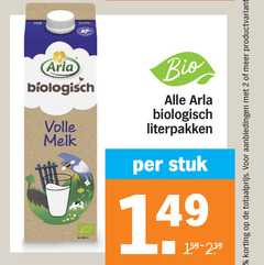 klik op dit plaatje voor een vergroting en voor vergelijkbare aanbiedingen gerelateerd aan
arla melk 2 biologisch volle bio stuk productvarianten arla melk 2 biologisch volle bio stuk productvarianten