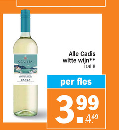 witte wijn cadis garganega pinot grigio garda fles 3 99 