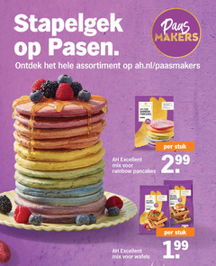  40 stapelgek pasen paas assortiment ah.nl excellent mix rainbow pancakes ola minut stuk wafels volkoren 
