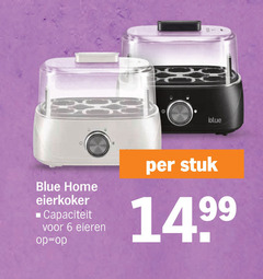  6 blue home eierkoker capaciteit eieren stuk 14 99 